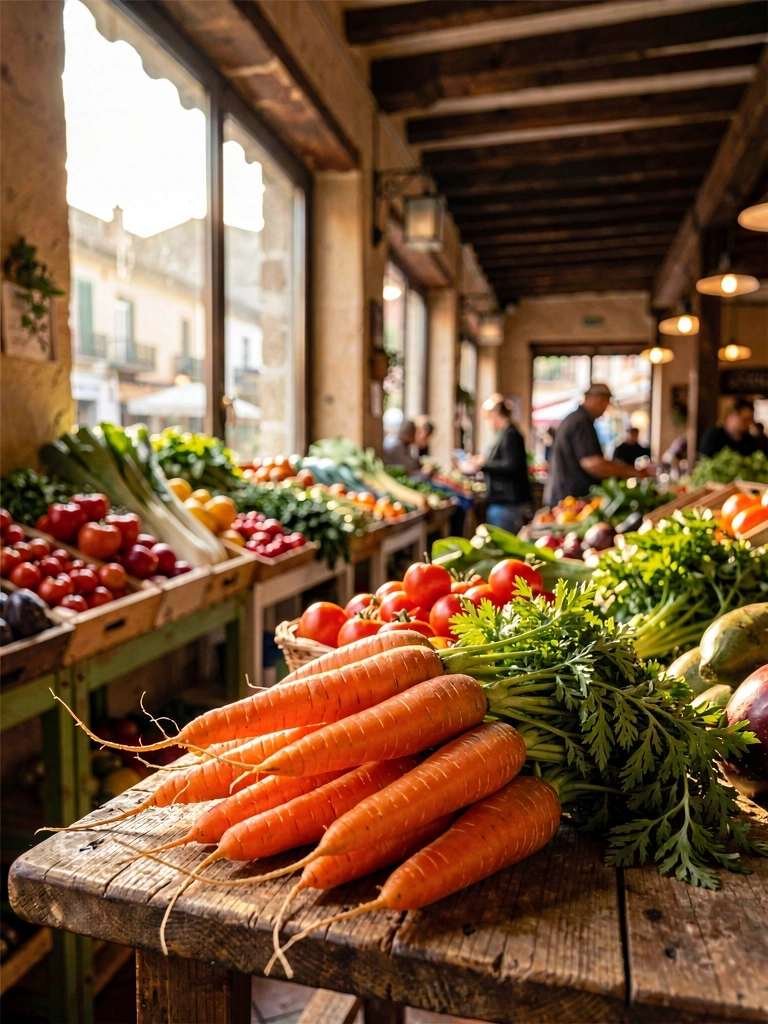 Mercado de productos frescos